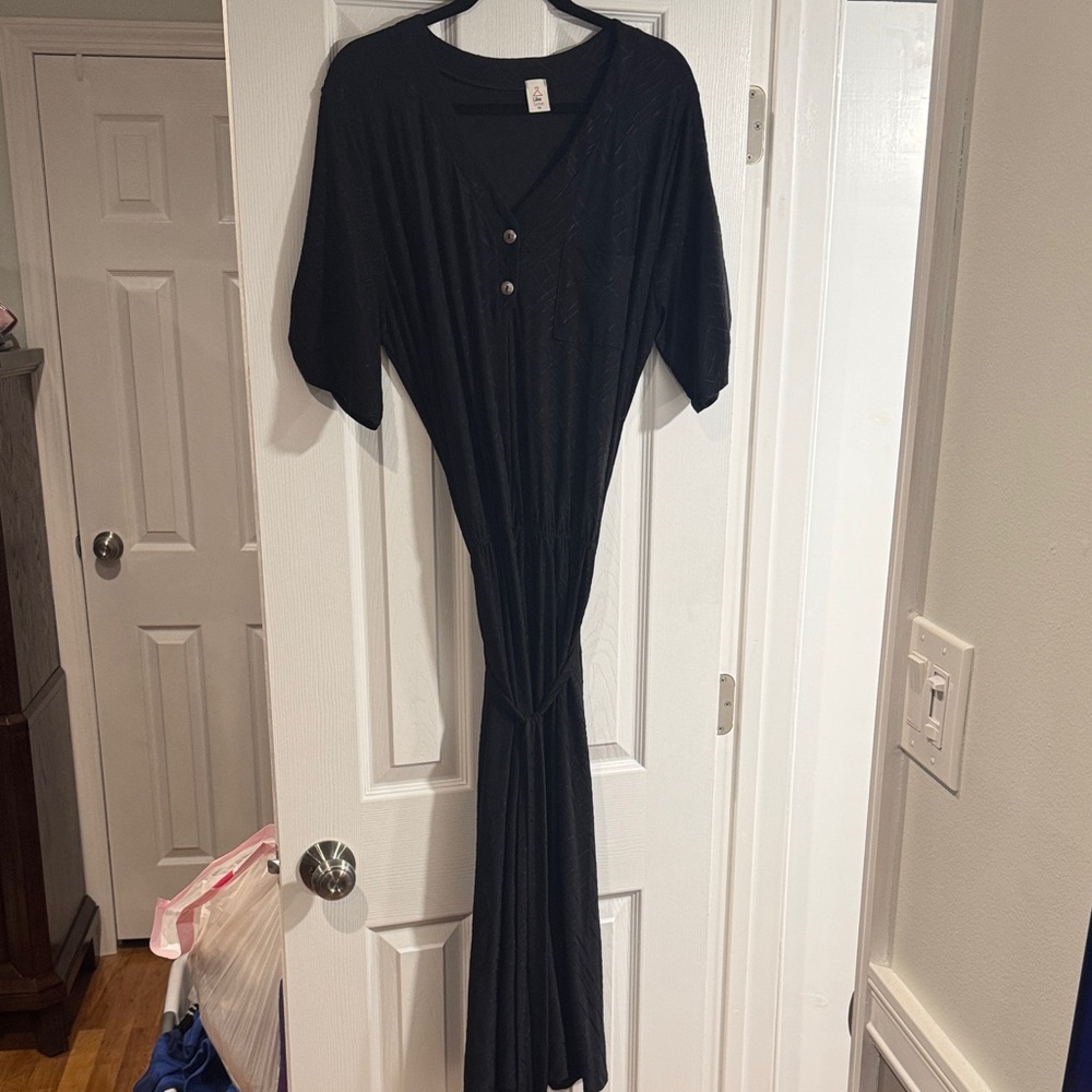 Chic Black Long Sleeve Dress